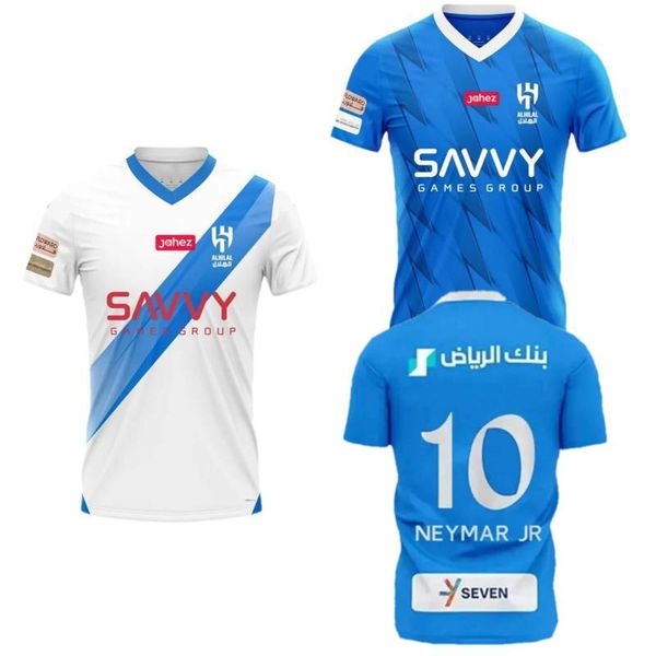 

2023/24 neymar jr al-hilal saudi soccer jerseys 2024 al hilal mitrovic neves sergej malcom uniform mens vietto koulibaly player version shir, Black;yellow