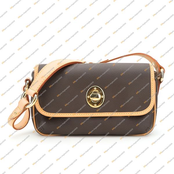 

ladies fashion casual designe luxury vintage shoulder bags crossbody handbag tote messenger bag mirror quality m40078 pouch purse