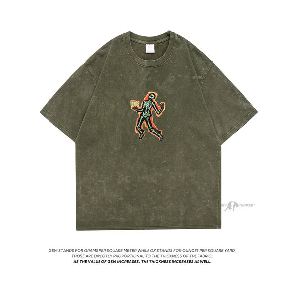 

men's t-shirts extfine streetwear tie dye tees vintage distressed shirt men's t-shirt streetwear oversized acid washed t shirts y2, White;black