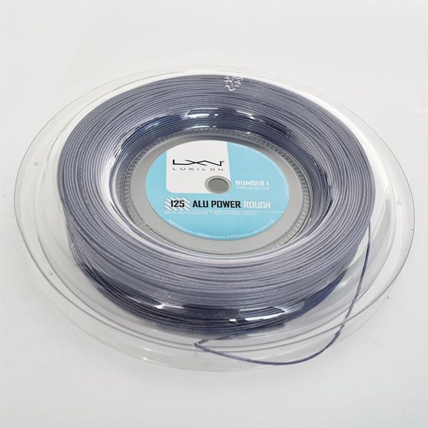 

good quality big banger polyester luxilon tennis string reel 200m polyester 660ft grey color2946