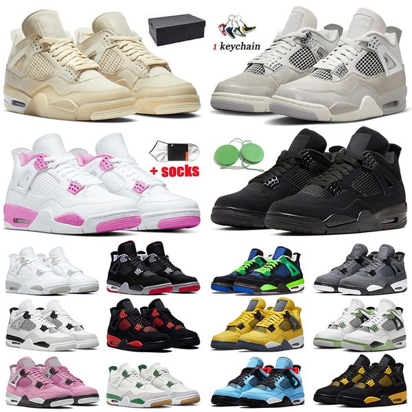 

with box jumpman 4 basketball shoes mens military black cat 4s white cement pure money red thunder 4s iv pn dust doernbecher cactus jack pin