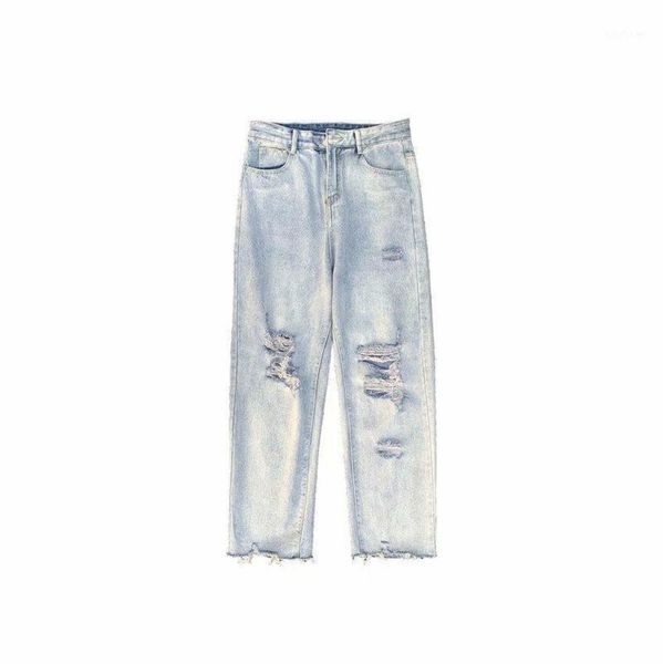 

men039s jeans ripped loose pants straight men clothing designer for goth clothes9963419, Blue