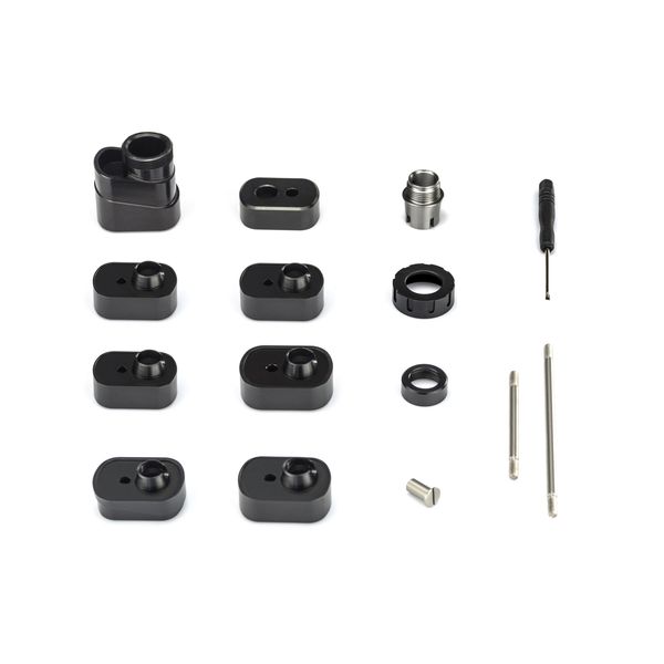 

diy modular aluminum single core 1/2x28 square rectangle monocore mini solvent trap fuel filter kit for napa 4003 wix 24003 car use