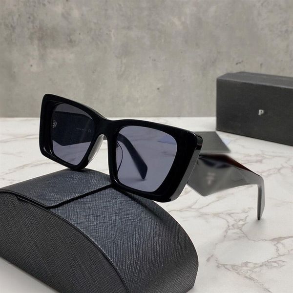 

2023 square framed sunglasses designer classic sunglass goggles outdoor beach sun glasses multi-color optional triangle sig262x, White;black