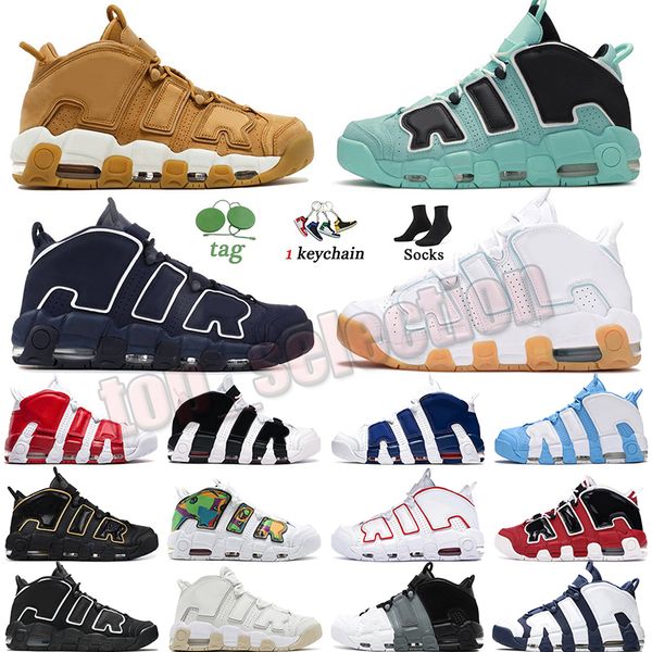 

peace love uptempos designer basketball shoes womens mens sneakers scottie pippens premium wheat bulls hoops pack university blue unc platfo