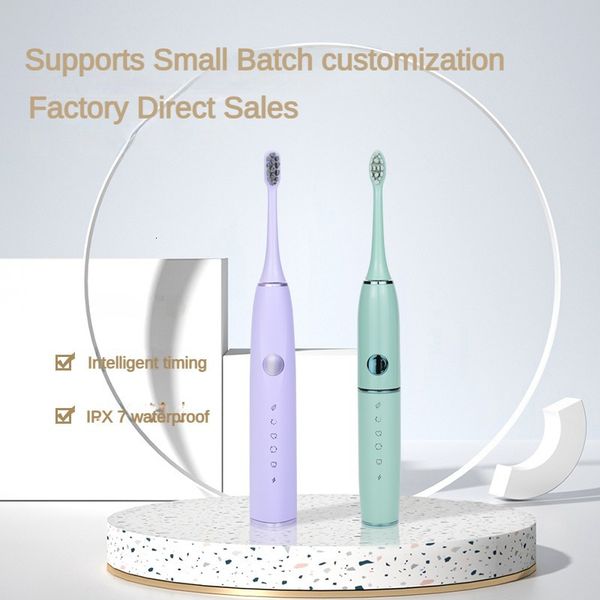 

toothbrush ultrasonic electric toothbrush smart teeth brush sonic type-c charging waterproof whitening gift replacement heads 230824