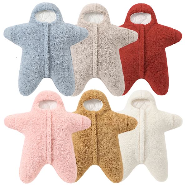 

sleeping bags born blanket swaddling starfish shape winter warm baby cotton wrap blankets for babies sleepsack 06 m 230824