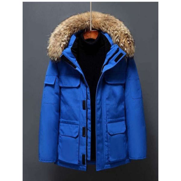 

canadian goose winter thick warm jackets mens jacket women down hooded parka men letter print clothing outwear outdoor sports coat parkas413, Black