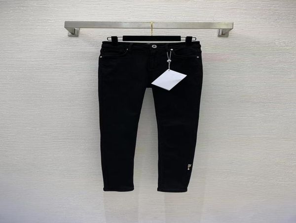 

milan runway jeans 2022 new autumn winter fashion designer pants brand same style luxury women039s skinny jeans 1125101738607, Blue