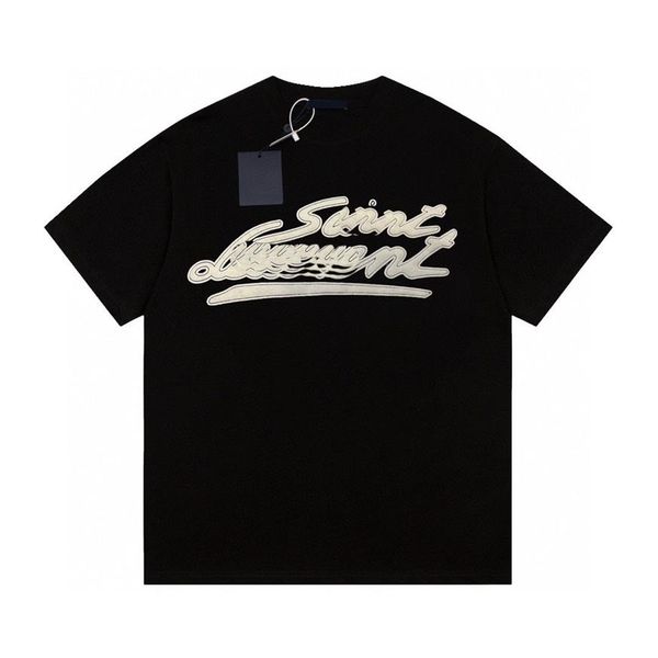 

men's plus tees & polos round neck embroidered and printed polar style summer wear with street pure cotton 12fa22522, Black;brown