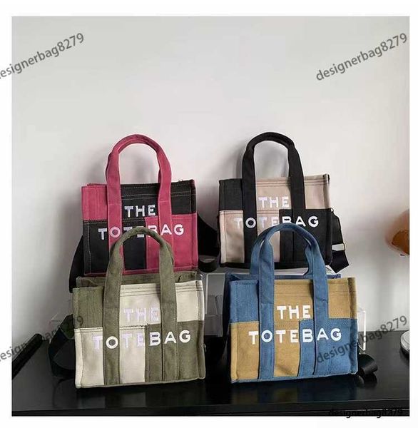 

marc totes shopping bags shoulder bags handbags denim tote bag designer women handbag luxury crossbody bags casaul handbags inside and back