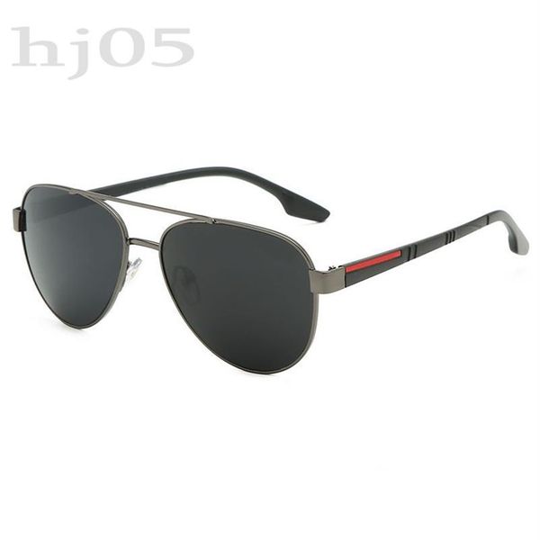 

designer shades sun glasses fashion mens sunglasses polarized uva protection oversized sonnenbrille metal multicolor luxury sungla273v, White;black