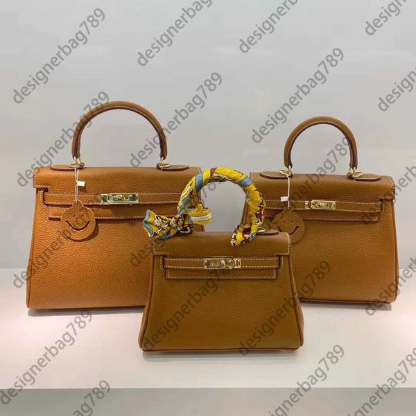 

new luxury designer cowhide epsom leather shoulder crossbody bags fashion printed letter tote bag ladies versatile women's 20 25 28cm h
