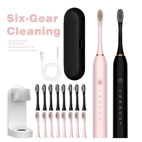 

toothbrush weasti fashion sonic electric toothbrushes for adults kids smart rechargeable whitening toothbrush ipx7 waterproof brush head 230