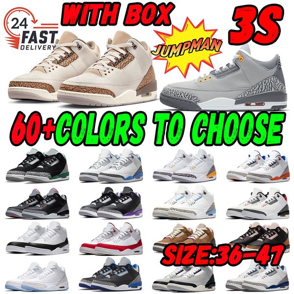 

2023 jumpman 3 3s basketball shoes cardinal dark dunks iris muslin racer blue green grey fragment unc georgetown men women sport size 36-47