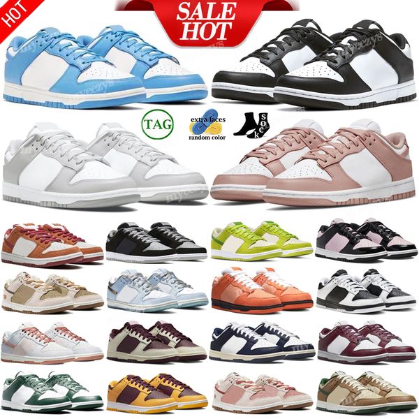 

classic style casual shoes designer men women low white black panda grey fog unc triple pink chunky orange blue green purple grey outdoor sp