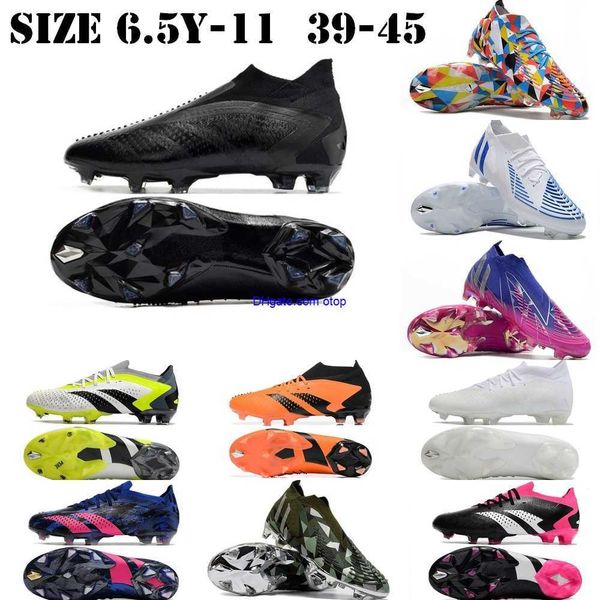 

football boots predator accuracy.1 freak soccer shoes youth kids men boy foot ball cleats fg edge glove black team shock pink demonskin sola