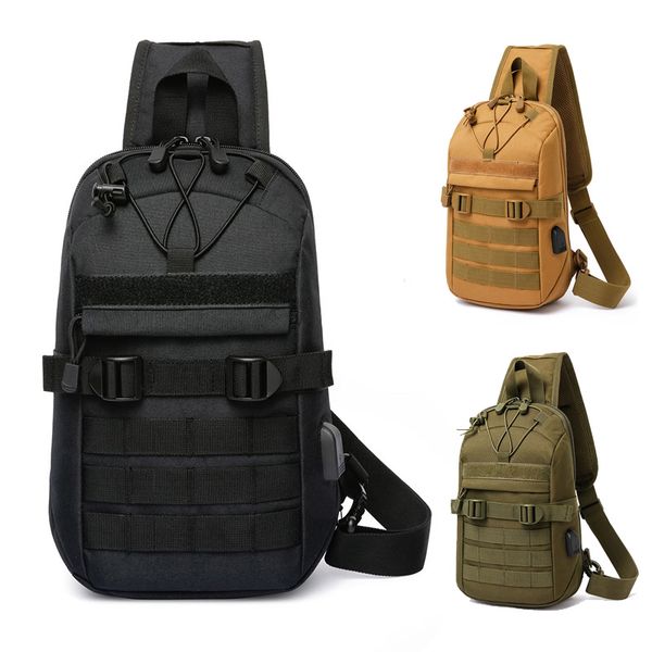 

outdoor sports hiking sling bag shoulder pack camouflage tactical chest bag assault combat versipack no11-130