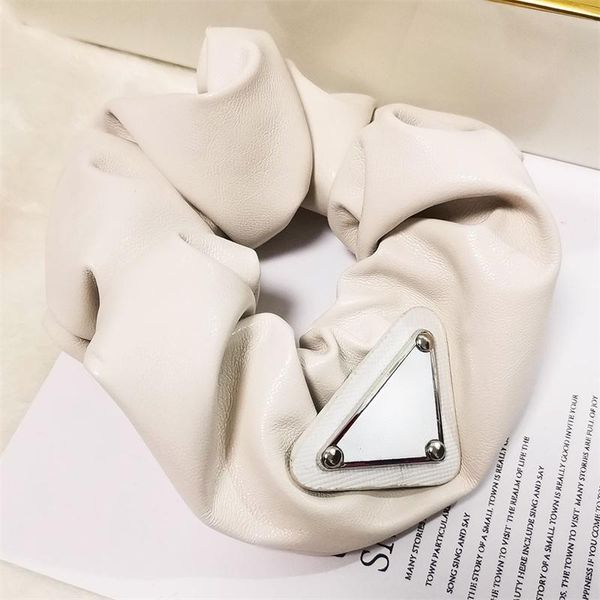 

designer womens hair rubber bands hairs scrunchy ring clips elastic inverted triangle designers sports dance scrunchie hairband pony tails h, Golden;silver