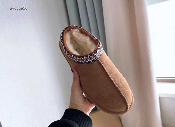 

boots christmas taz classic snow boots designer mini chestnut australia slipper australian warm boot winter fur booties size 35-43, Black