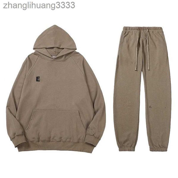 

designer hoodies luxury hoodie clothes kangaroo bag hooded sweater matcha green pullover sweatshirts loose hooded jumper long sleeve essenti, Black