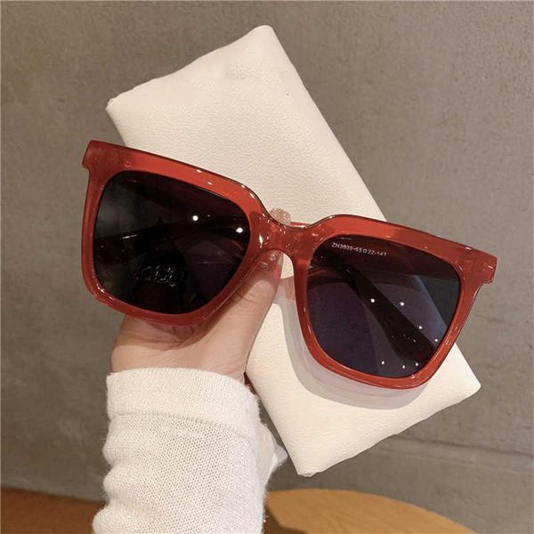 

sunglasses women new square unique sun glasses vintage ladiens jelly tea running sunglasses popular uv prection uv400 g221215253h, White;black