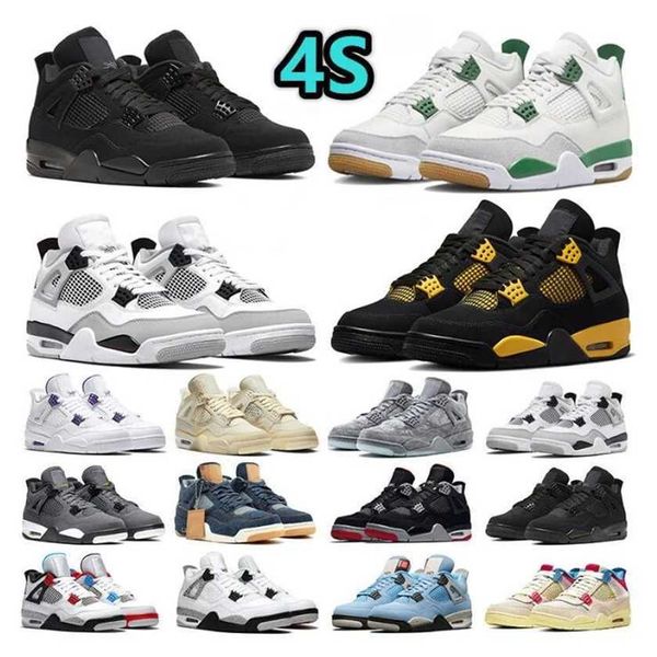 

jumpman 4 basketball shoes women men military black cat 4s pine green sb oreo red thunder sail university blue cool greys seafoam cactus jac