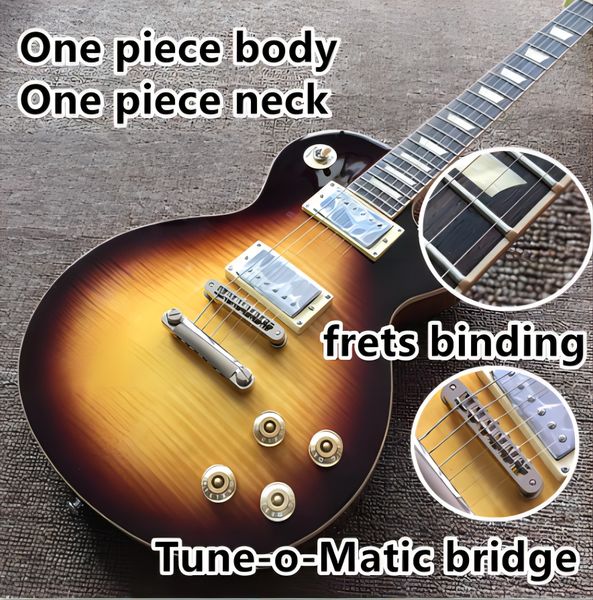 

electric guitar body and neck, single piece, cream strap, fast transport