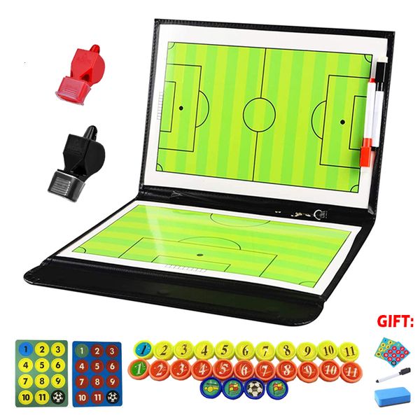 

balls soccer coaching tactical board foldable magnetic tactic board football training tactics clipboard football gameteaching boards 230823