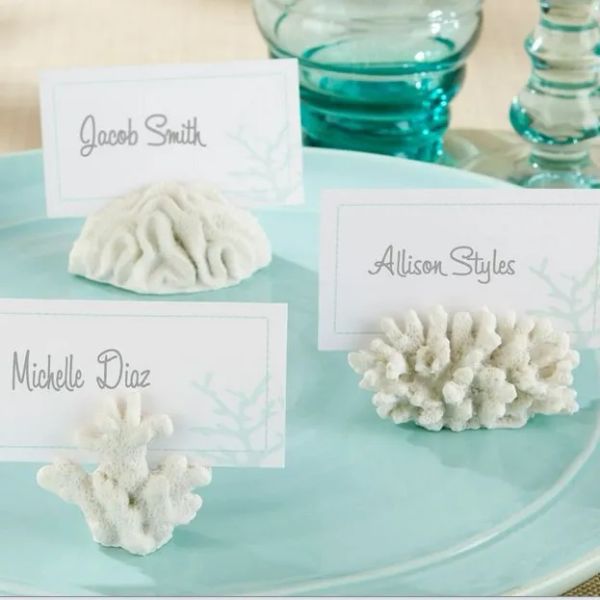 

seven seas coral place card p holder 100pcslot wedding party p framezz
