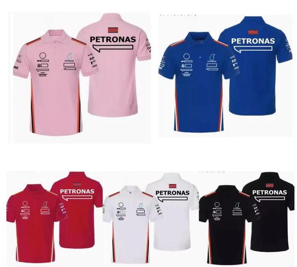 

new f1 racing t-shirt summer team polo shirt same style customized