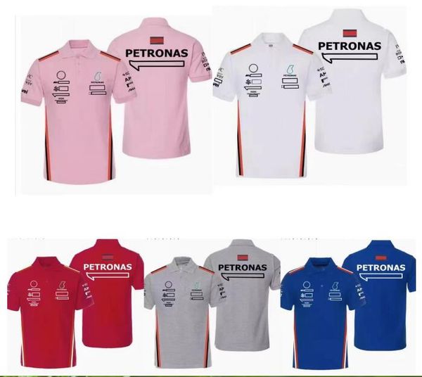 

f1 racing polo shirt summer team short sleeve t-shirt same customized