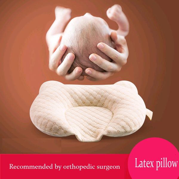 

pillows breathable stereotypes antihead baby protective pillow 100 cotton latex for born 01 years old head shaping 230824