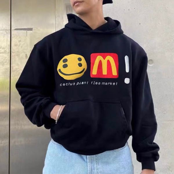 

brand collab. mens oversized hoodie black casual oversize hoodies pullovers jumpers men women hip hop streetwear mg230263