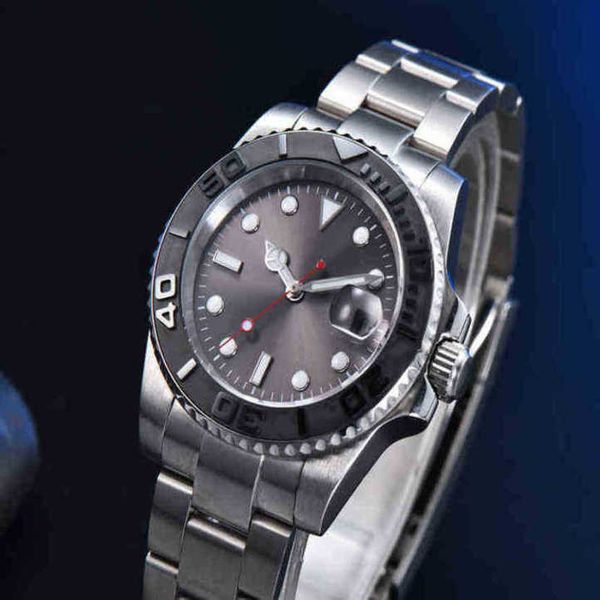 

yachtmasster watch for men jason007 wrsit watchesrjrg aaa+ oyster oyster perpetual mechanical movement uhr montre ro.lx with box, Slivery;brown