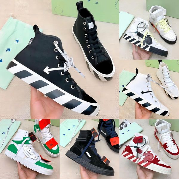 

court sneakers new excellent mid sponge casual shoes mid cut vulcanized middle lace designer sports shoe virgil mens for womens patch fashio, Black
