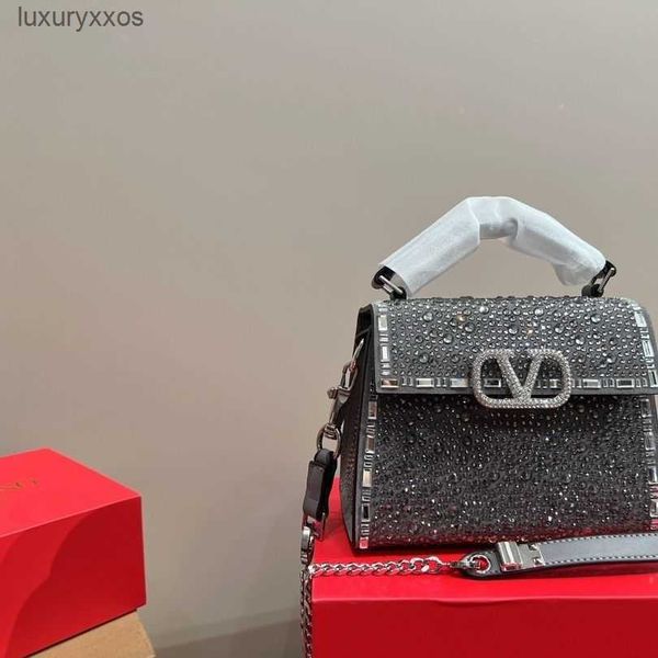 

star 2023 bag bags lady water evening diamond women's chain fashion versatile lightweight purse handheld crossbody shoulder valentinoc
