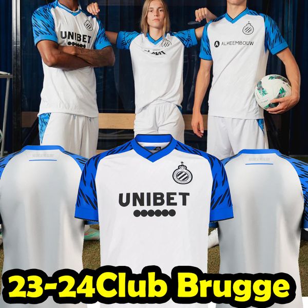 

23/ 24 club brugge soccer jerseys onyedika meijer skov olsen jutgla onyedika buchanan yaremchuk sowah de ketelaere lang vanaken 2023 2024 me, Black;yellow
