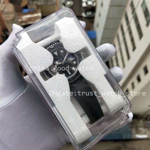 

factory s watch basel super bp version 42mm v2 quality 2813 automatic movement black rubber strap bpf dial bezel sapphire glas204n, Slivery;brown