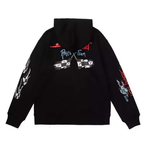 

men's hoodies sweatshirts designer mens chrome winter heart hoodie ch long sleeve jacket loose coat hooded hoody men woman hip hop573, Black