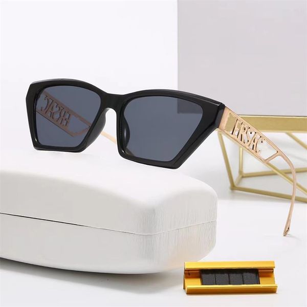 

designer sunglasses fashion women men sunglass letter design sun glass adumbral 5 color optional202t, White;black