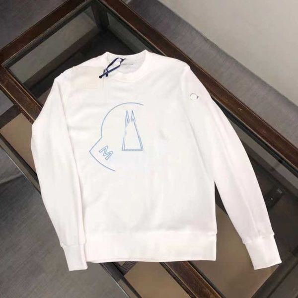 

pure cotton sweater mens sweatshirt 5xl designer long sleeve t shirt round neck hoodie embroidered loose sweatshirt men women pullover coat, Black