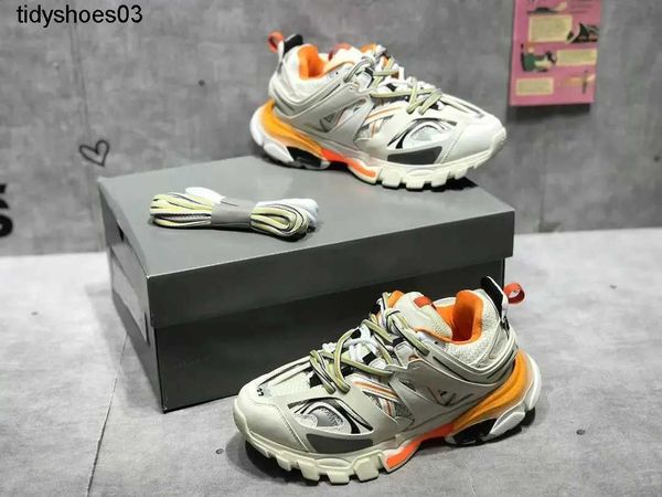 

good quality men women shoes track 3 3.0 balenciga shoes triple white black sandals gomma leather trainer nylon printed platform trainers tr