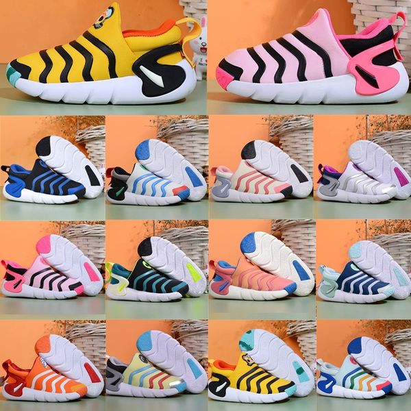 

toddler shoes dynamo go kids designer sneakers children's with soft running shoes baby infant boys girls youth shoe size 22-35, Black