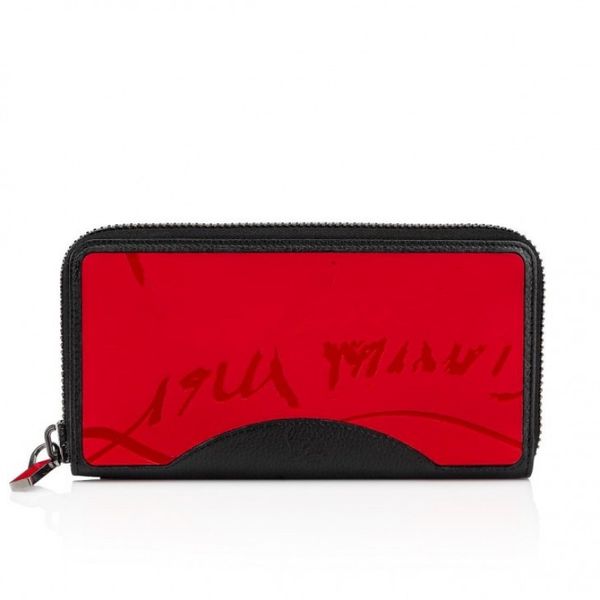 

luxury designer wallet rivet handheld bag european american wallet red bottom zipper bag luxury mens wallet fashion womens card holder with, Red;black