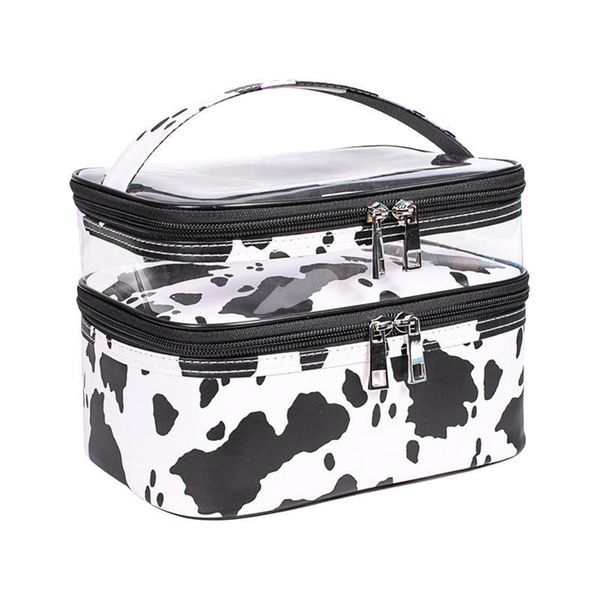 

face care devices large cosmetic bag girl lipstick women make up organizer beautician makeup pouch double layer toiletry case 230823