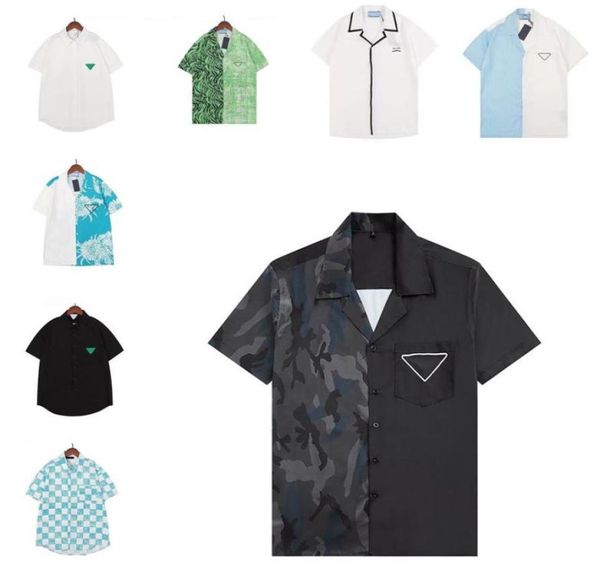 

mens casual shirts summer designer for men tshirts loose print short sleeve man shirts 823414, White;black