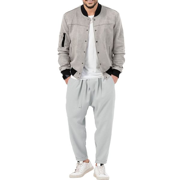 

men's tracksuits 2023 hooded simple waffle spring and autumn casual two piece fashion style personalized set y230823, Gray