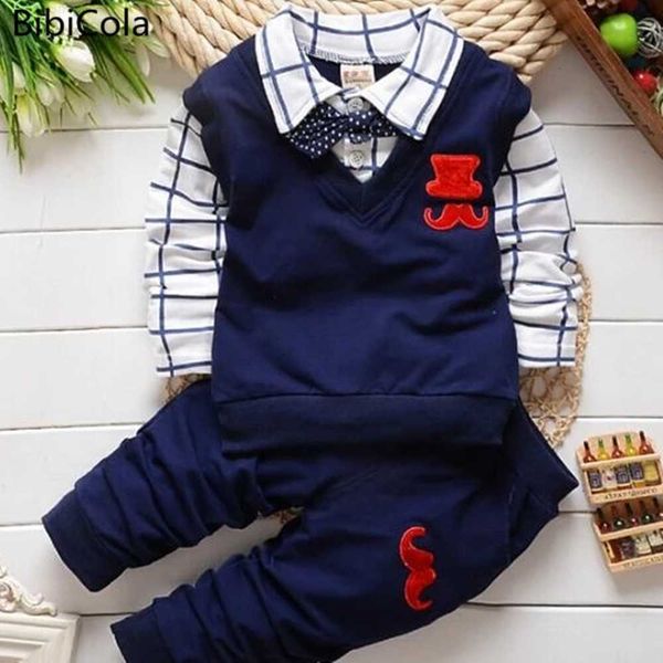 

sets suits spring sets/suits autumn boys clothing sets kids sports suit children tracksuit t shirt pant baby cartoon casual clothes 230113 z