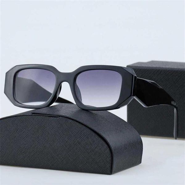 

luxury designer sunglasses for woman man brand goggle beach sun glasses retro small frame uv400 sunglass black optional hig219d, White;black
